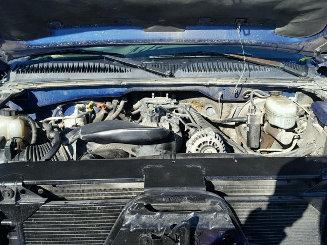 1GCEK19T23E231833 - 2003 CHEVROLET SILVERADO BLUE photo 7