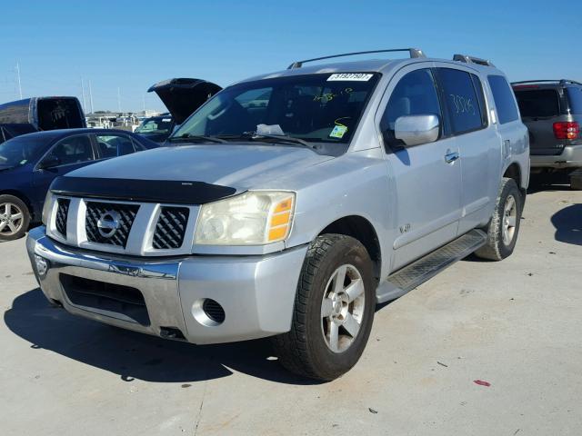 5N1AA08BX4N727819 - 2004 NISSAN ARMADA SE SILVER photo 2