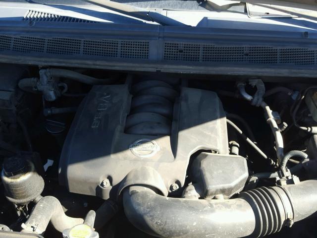 5N1AA08BX4N727819 - 2004 NISSAN ARMADA SE SILVER photo 7