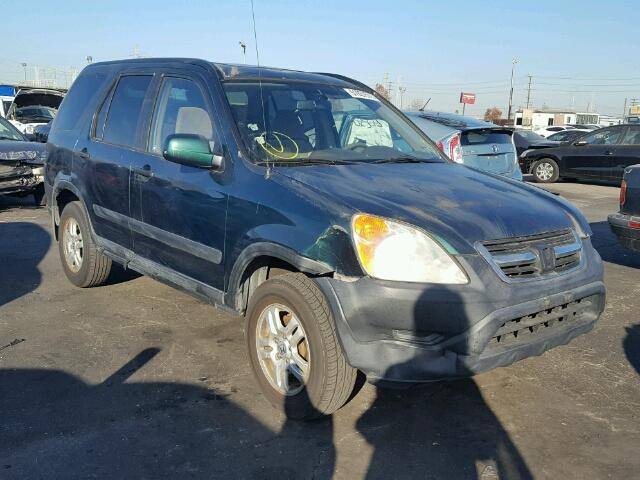 JHLRD78803C033729 - 2003 HONDA CR-V EX GREEN photo 1