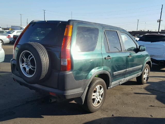 JHLRD78803C033729 - 2003 HONDA CR-V EX GREEN photo 4