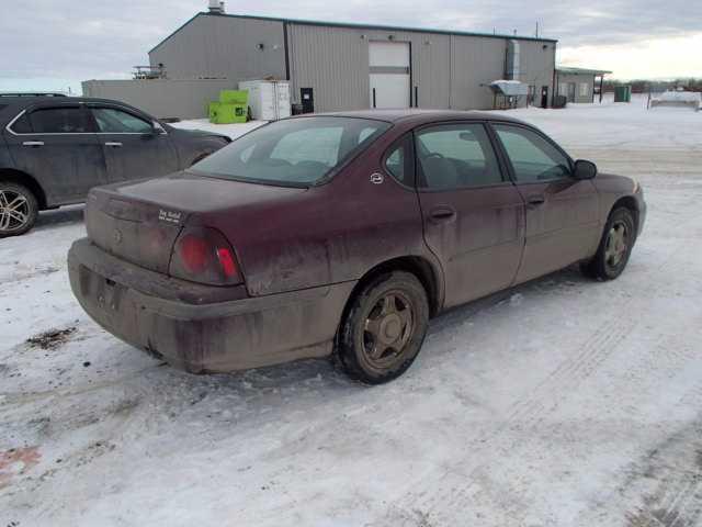 2G1WF52E939444866 - 2003 CHEVROLET IMPALA GRAY photo 4