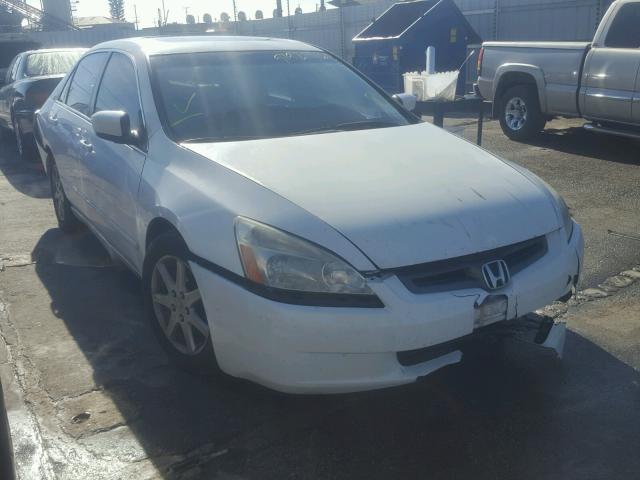 1HGCM66814A044561 - 2004 HONDA ACCORD EX WHITE photo 1