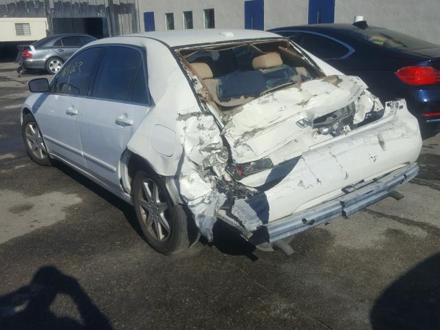 1HGCM66814A044561 - 2004 HONDA ACCORD EX WHITE photo 3