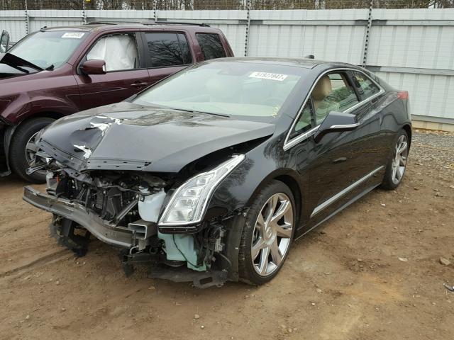 1G6RR1E47EU602105 - 2014 CADILLAC ELR LUXURY BLACK photo 2