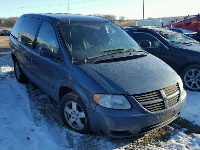 1D4GP45R75B268969 - 2005 DODGE CARAVAN SX TURQUOISE photo 1