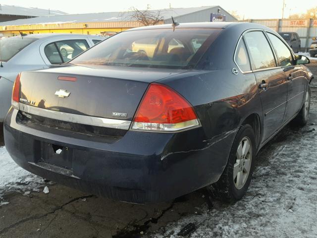 2G1WT58K179165035 - 2007 CHEVROLET IMPALA LT BLUE photo 4