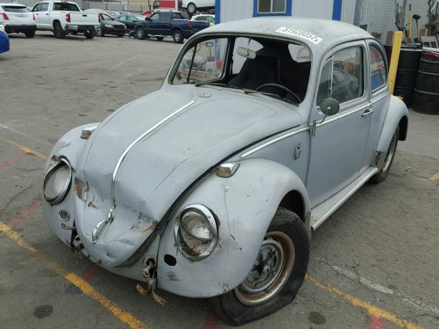 116142983 - 1966 VOLKSWAGEN BEETLE SILVER photo 2