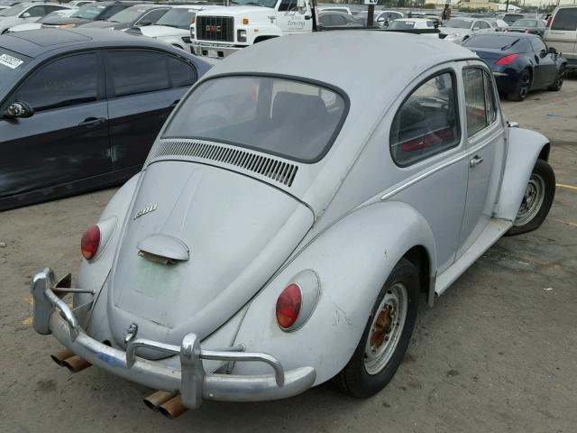 116142983 - 1966 VOLKSWAGEN BEETLE SILVER photo 4