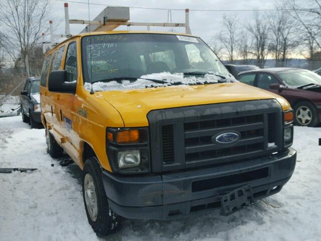 1FMNE11L78DB53545 - 2008 FORD ECONOLINE YELLOW photo 1