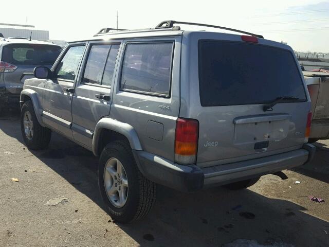 1J4FF48S41L511436 - 2001 JEEP CHEROKEE S GRAY photo 3