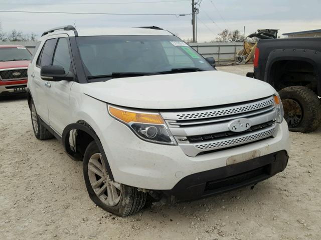 1FMHK7D8XBGA12412 - 2011 FORD EXPLORER X WHITE photo 1