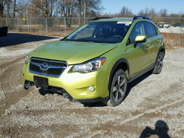 JF2GPBCC6EH262479 - 2014 SUBARU XV CROSSTR GREEN photo 2