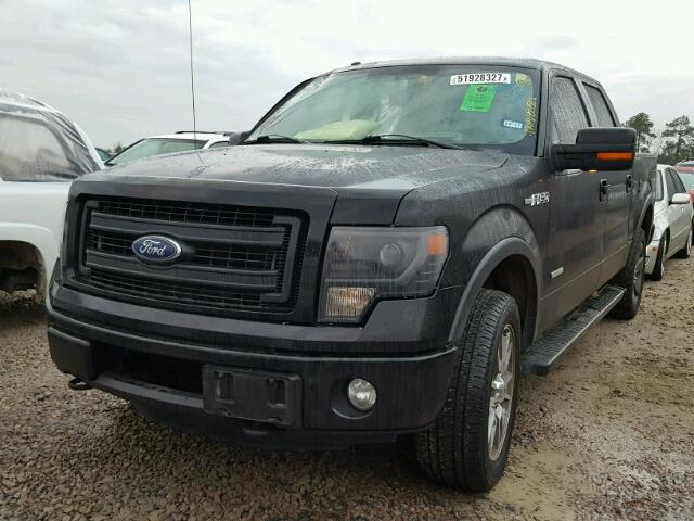 1FTFW1ET0DKE49951 - 2013 FORD F150 SUPER BLACK photo 2