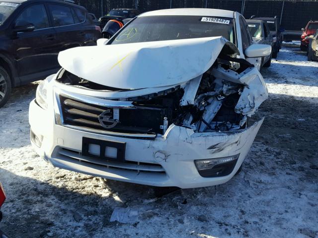 1N4AL3AP0DC910511 - 2013 NISSAN ALTIMA 2.5 WHITE photo 9