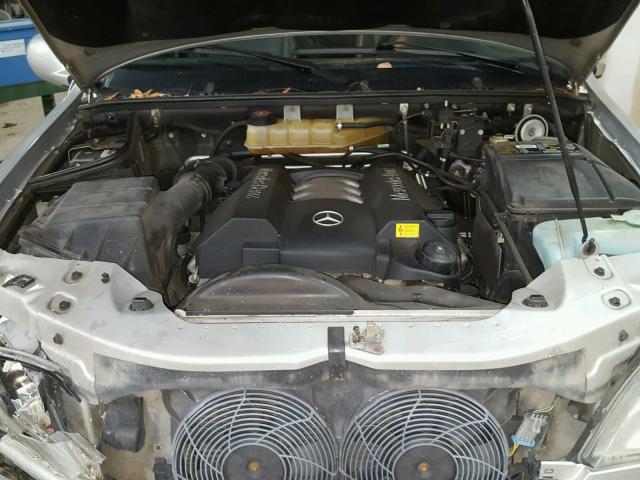 4JGAB72E4XA063876 - 1999 MERCEDES-BENZ ML 430 银色 照片 7