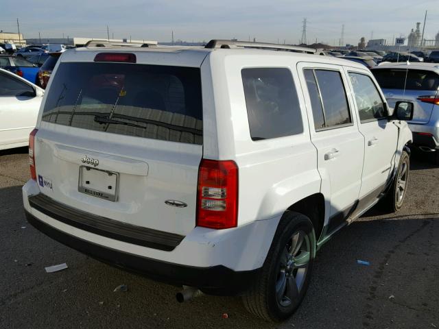 1C4NJPFA8FD328893 - 2015 JEEP PATRIOT LA WHITE photo 4