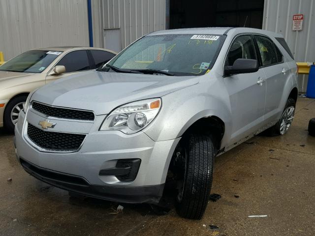 2CNALBEW1A6307699 - 2010 CHEVROLET EQUINOX LS SILVER photo 2