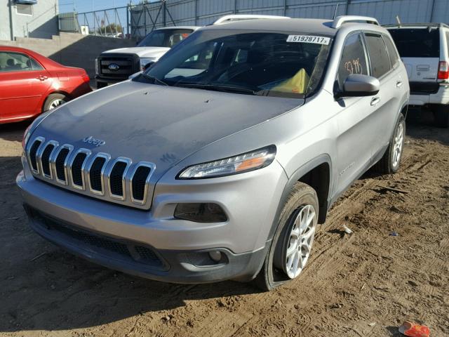 1C4PJMCS3FW515337 - 2015 JEEP CHEROKEE L SILVER photo 2