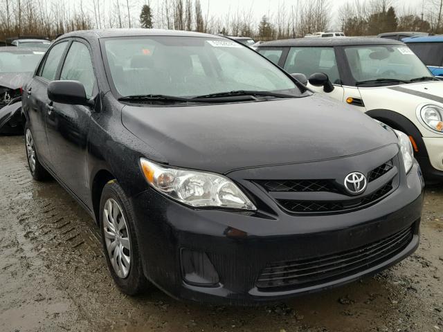 2T1BU4EEXCC782908 - 2012 TOYOTA COROLLA BA BLACK photo 1