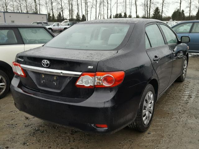 2T1BU4EEXCC782908 - 2012 TOYOTA COROLLA BA BLACK photo 4