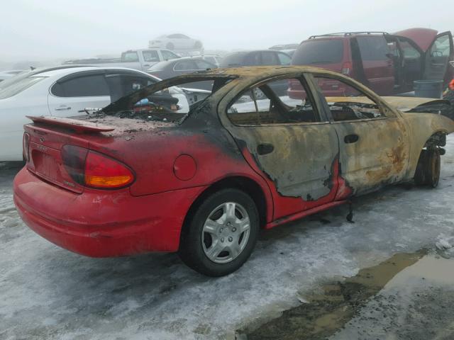 1G3NL52E94C235567 - 2004 OLDSMOBILE ALERO GL BURN photo 4