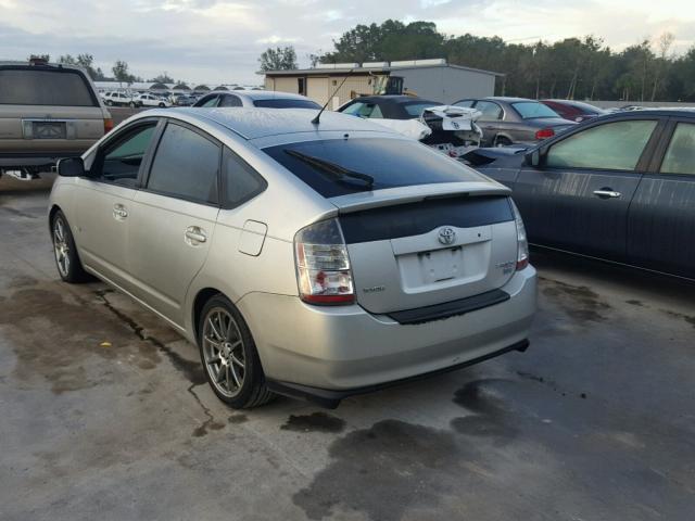 JTDKB20U753074717 - 2005 TOYOTA PRIUS SILVER photo 3