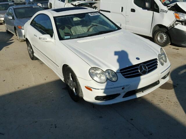 WDBTJ75J34F112507 - 2004 MERCEDES-BENZ CLK 500 WHITE photo 1