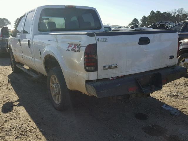 1FTSW21P66EA64764 - 2006 FORD F250 SUPER WHITE photo 3