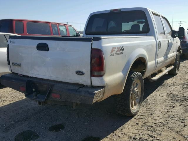 1FTSW21P66EA64764 - 2006 FORD F250 SUPER WHITE photo 4