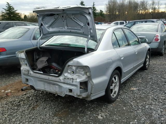 4A3AA46H43E155015 - 2003 MITSUBISHI GALANT ES SILVER photo 4