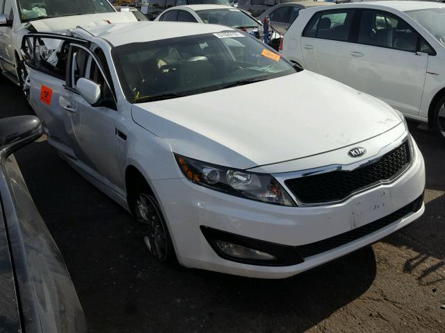 5XXGM4A75DG258718 - 2013 KIA OPTIMA LX WHITE photo 1