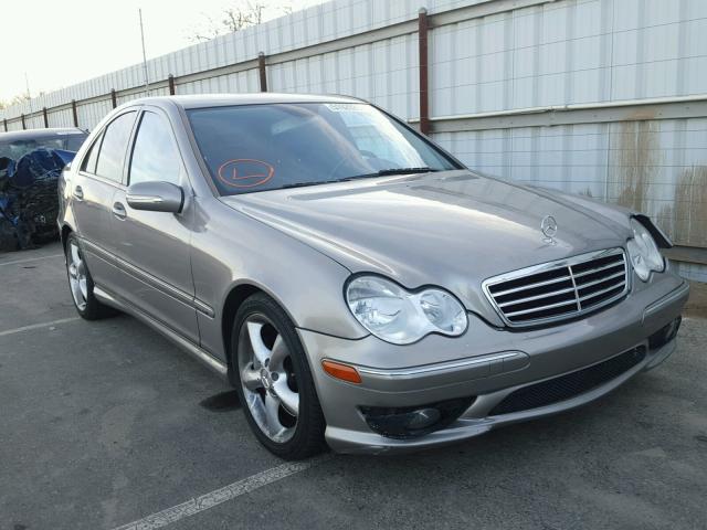 WDBRF52H06F733580 - 2006 MERCEDES-BENZ C GENERATI GRAY photo 1