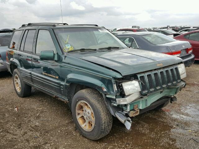 1J4GZ78Y7WC210510 - 1998 JEEP GRAND CHER GREEN photo 1