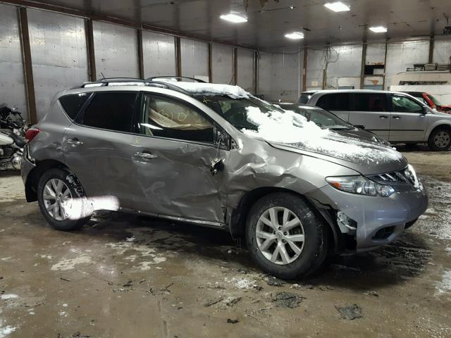 JN8AZ1MW8CW203769 - 2012 NISSAN MURANO S GRAY photo 9