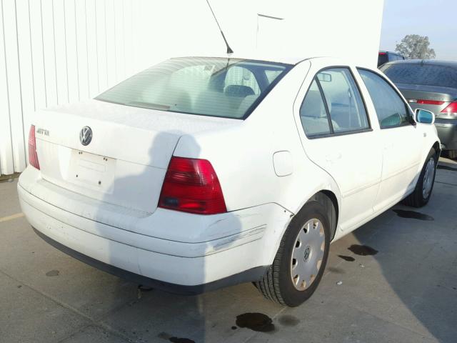 3VWSK69M41M140821 - 2001 VOLKSWAGEN JETTA GLS WHITE photo 4