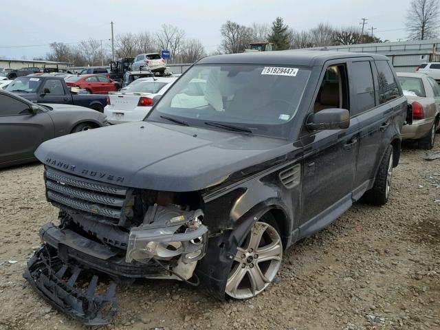 SALSF25466A946002 - 2006 LAND ROVER RANGE ROVE BLACK photo 2