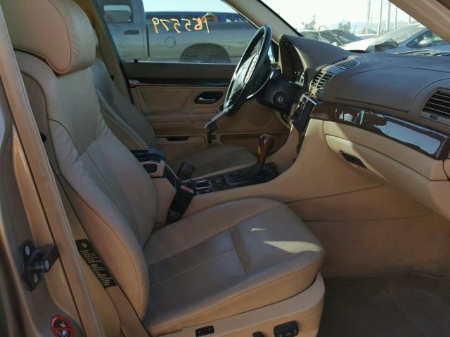WBAGH8342YDP07798 - 2000 BMW 740 IL Altın fotoğraf 5
