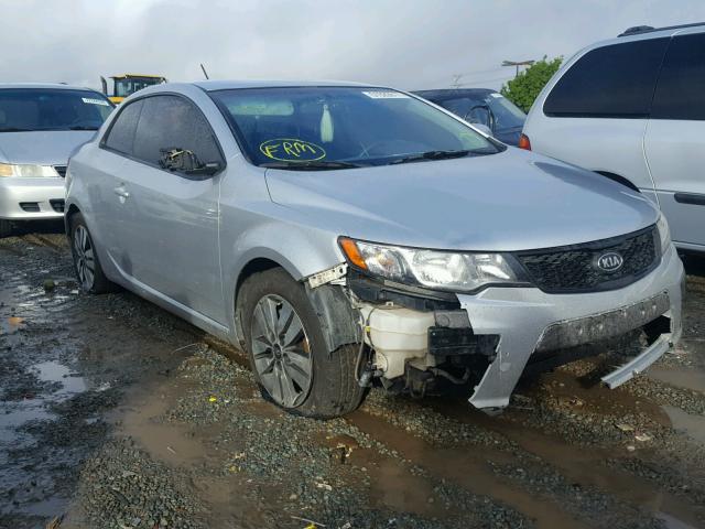 KNAFU6A27D5671818 - 2013 KIA FORTE EX SILVER photo 1