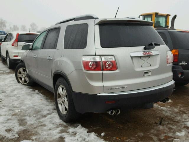 1GKER23758J218977 - 2008 GMC ACADIA SLT SILVER photo 3