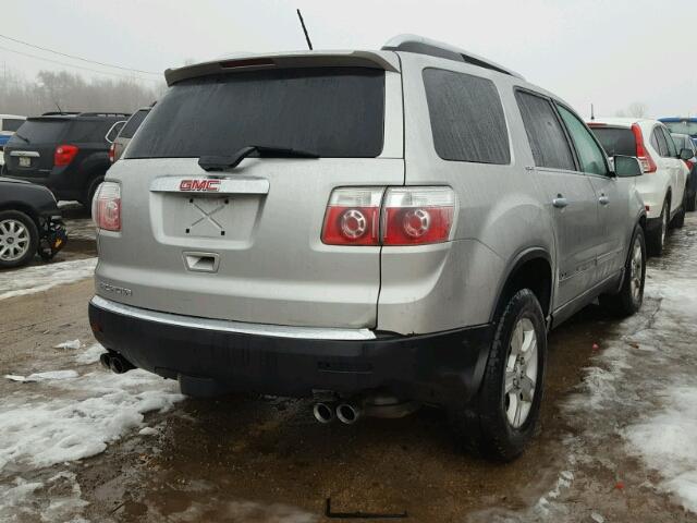 1GKER23758J218977 - 2008 GMC ACADIA SLT ვერცხლისფერი ფოტო 4