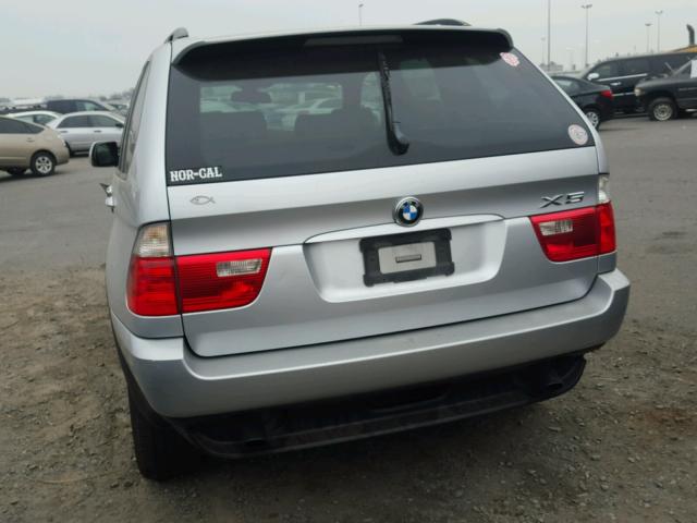 5UXFA13564LU37170 - 2004 BMW X5 3.0I SILVER photo 3