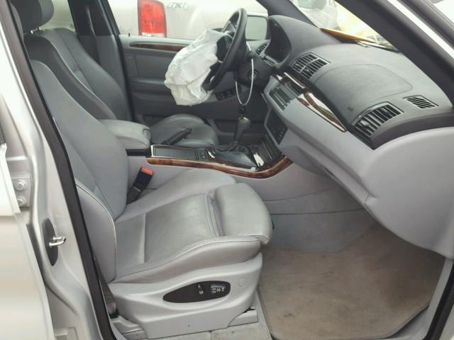 5UXFA13564LU37170 - 2004 BMW X5 3.0I SILVER photo 5