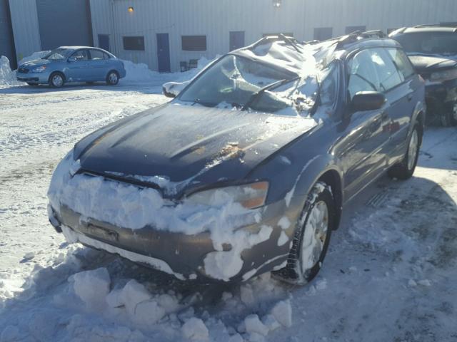 4S4BP61C357372488 - 2005 SUBARU LEGACY OUT GRAY photo 2