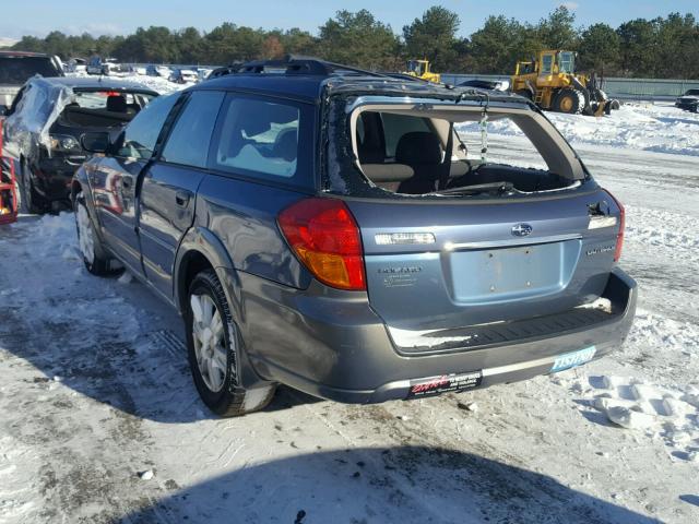 4S4BP61C357372488 - 2005 SUBARU LEGACY OUT GRAY photo 3