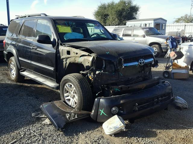 5TDBT48A36S265554 - 2006 TOYOTA SEQUOIA LI BLACK photo 1