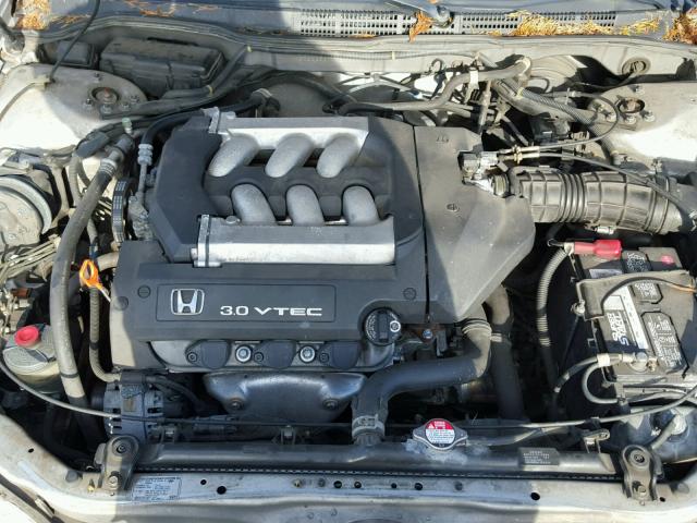 1HGCG2253YA026855 - 2000 HONDA ACCORD EX SILVER photo 7