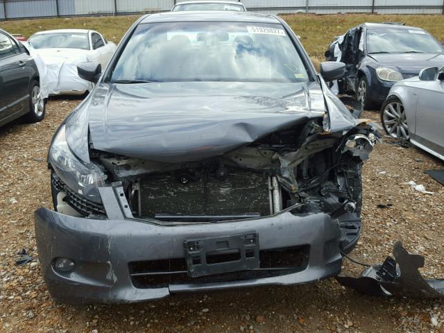 5KBCP3F81AB006126 - 2010 HONDA ACCORD EXL GRAY photo 9