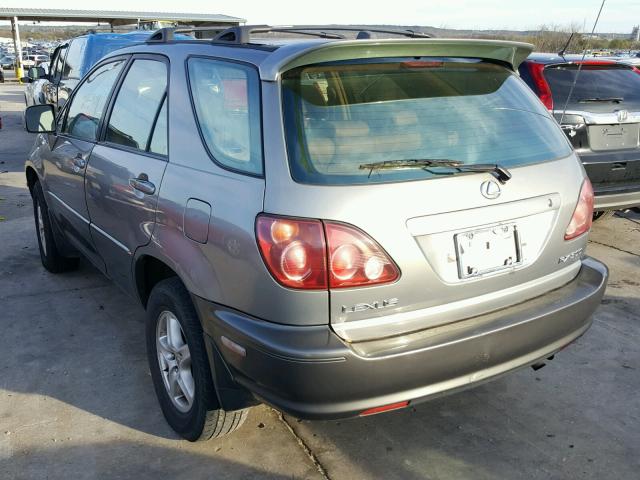 JT6GF10U1Y0062354 - 2000 LEXUS RX300 GRAY photo 3