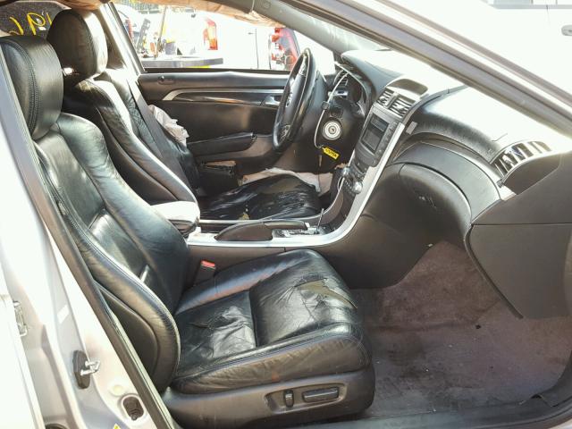 19UUA66254A025181 - 2004 ACURA TL GRAY photo 5